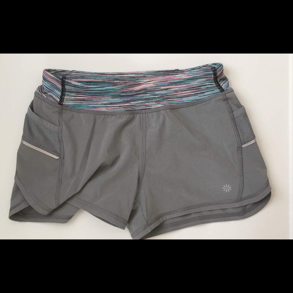 Gray athletic shorts for girls